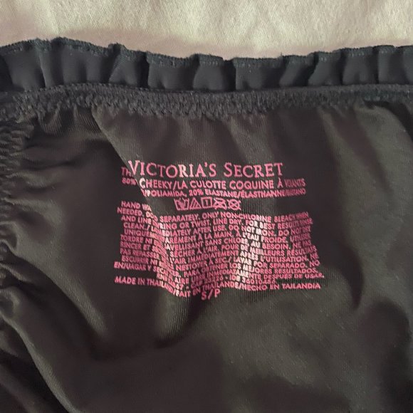 Victoria's Secret black bikini bottoms - Picture 3 of 3